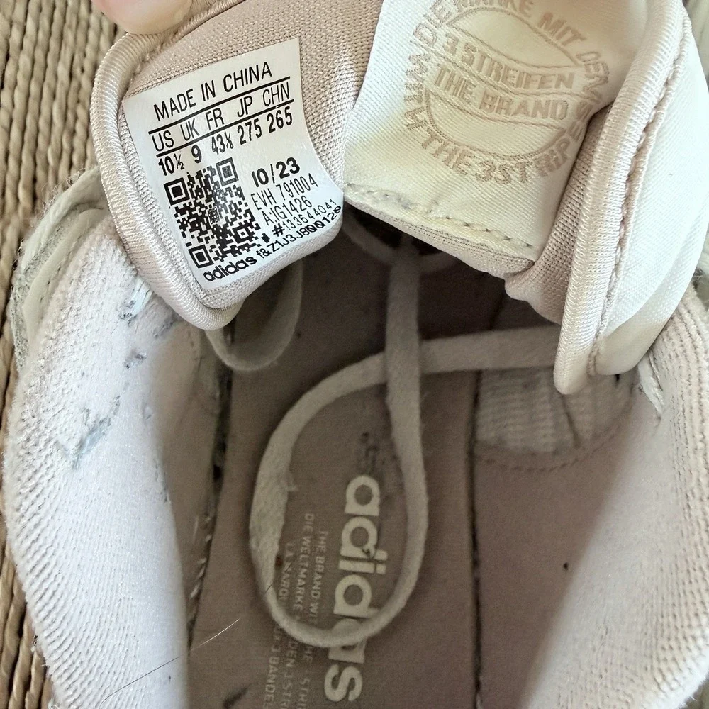 Adidas White Originals Forum Low‎ CL Sneaker Shoe Men Sz 10.5 UK9